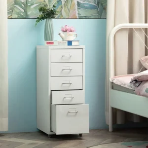 AOTTO北歐風鐵製辦公抽屜文件收納櫃(收納櫃 抽屜櫃 置物櫃 辦公櫃 文件櫃)