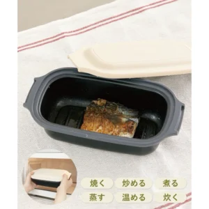 日本3coins-微波爐專用烤盤 一台六用 不沾烹調